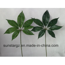 Artificial Plant Schefflera Leaf for Home Decoration (49192)